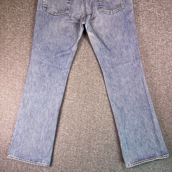 Vintage Y2k GAP Sidewinder Jeans Womens 10 Blue Button Closure Bootcut 32.5x31.5 - Picture 11 of 11